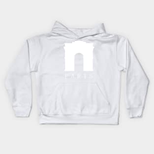 Paris (white) Kids Hoodie